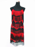 Two Tone Fringe Mini Flapper