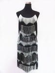 Two Tone Fringe Mini Flapper