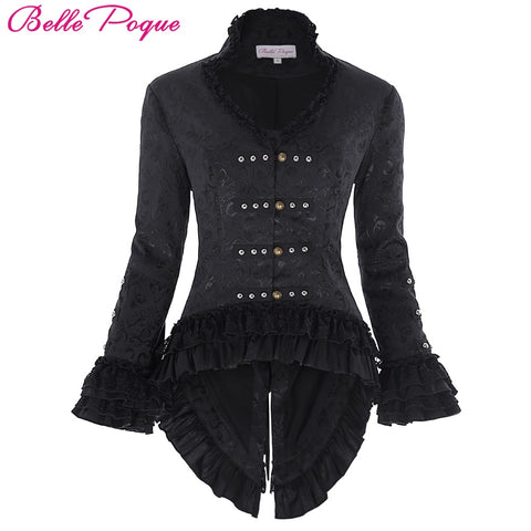 Victorian Corset Style Lace Embellished Jacquard Bomber Jacket