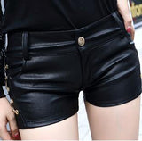 Hot Short Autumn Winter warm PU Womens booty Short Flower Embroidery Beaded Leather Boots Black Sexy Mini Dance Shorts B67810