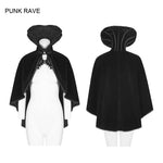 New Punk Rock Gothic Vintage Cosplay Necktie Cloak Coat Jacket Victorian Vampire Y782