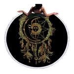 Dreamcatcher Round Beach Towel Tapestry